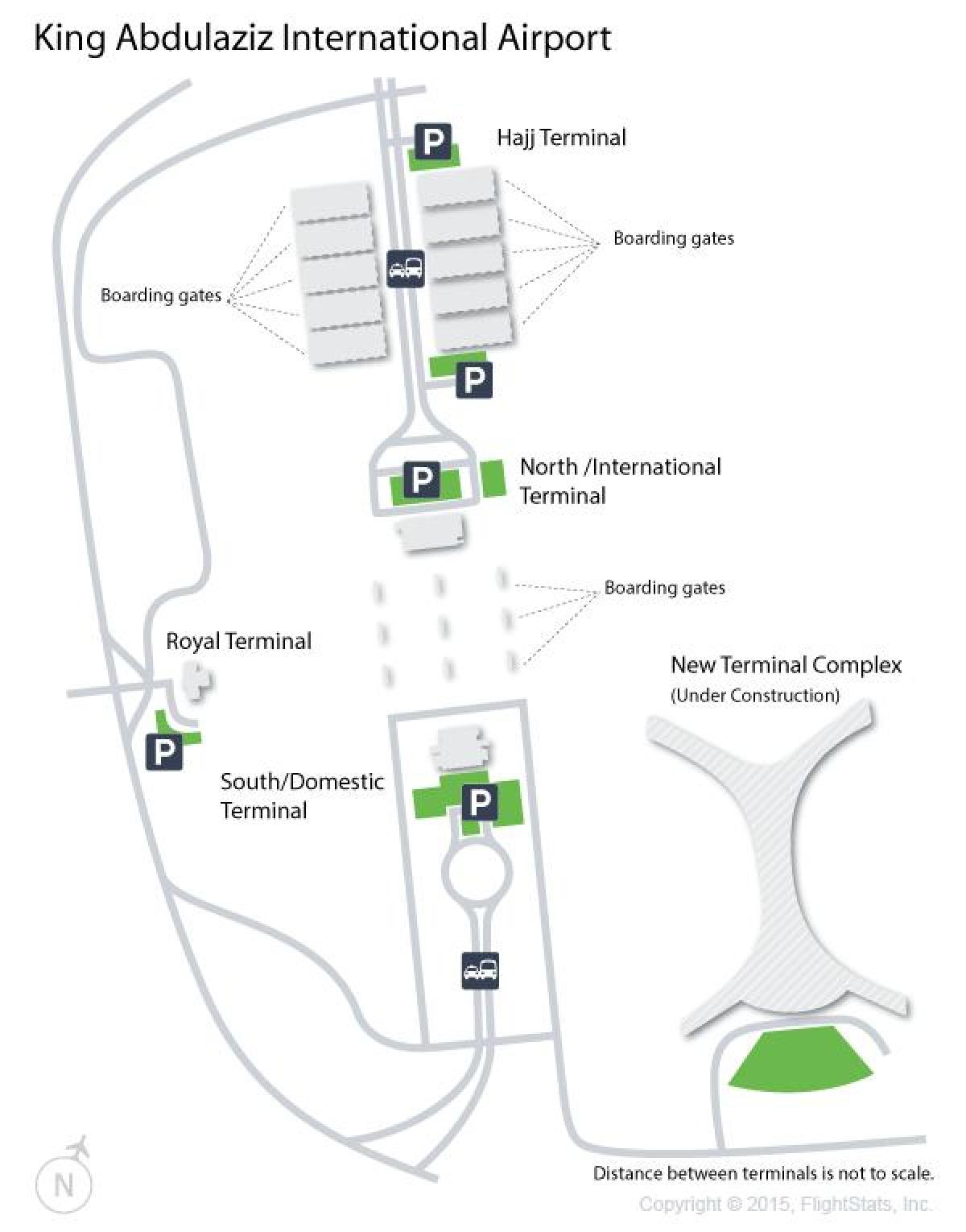 Карта терминала аэропорта Мекки (Мекка)