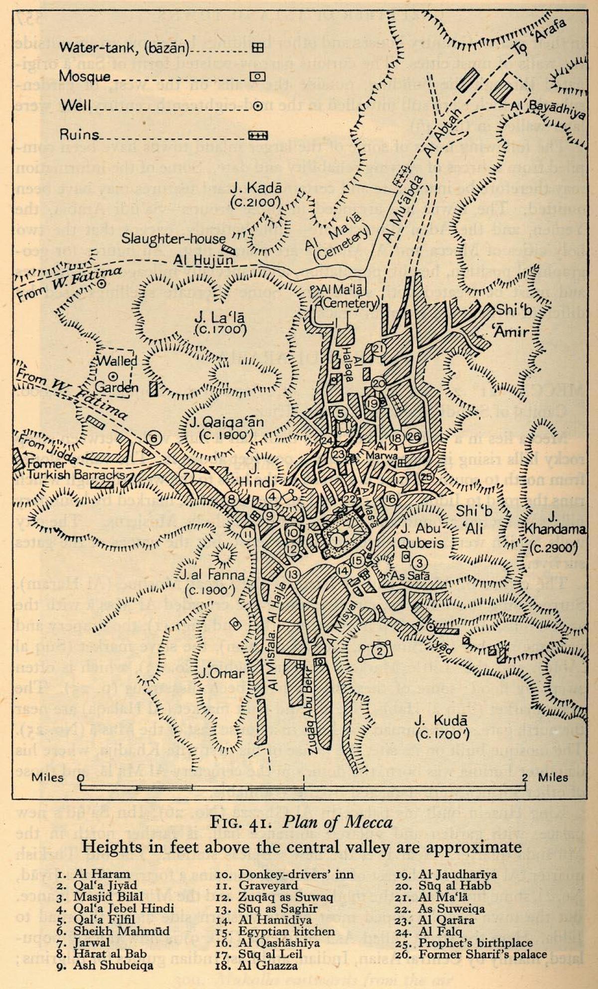 Историческая карта Мекки (Мекка)