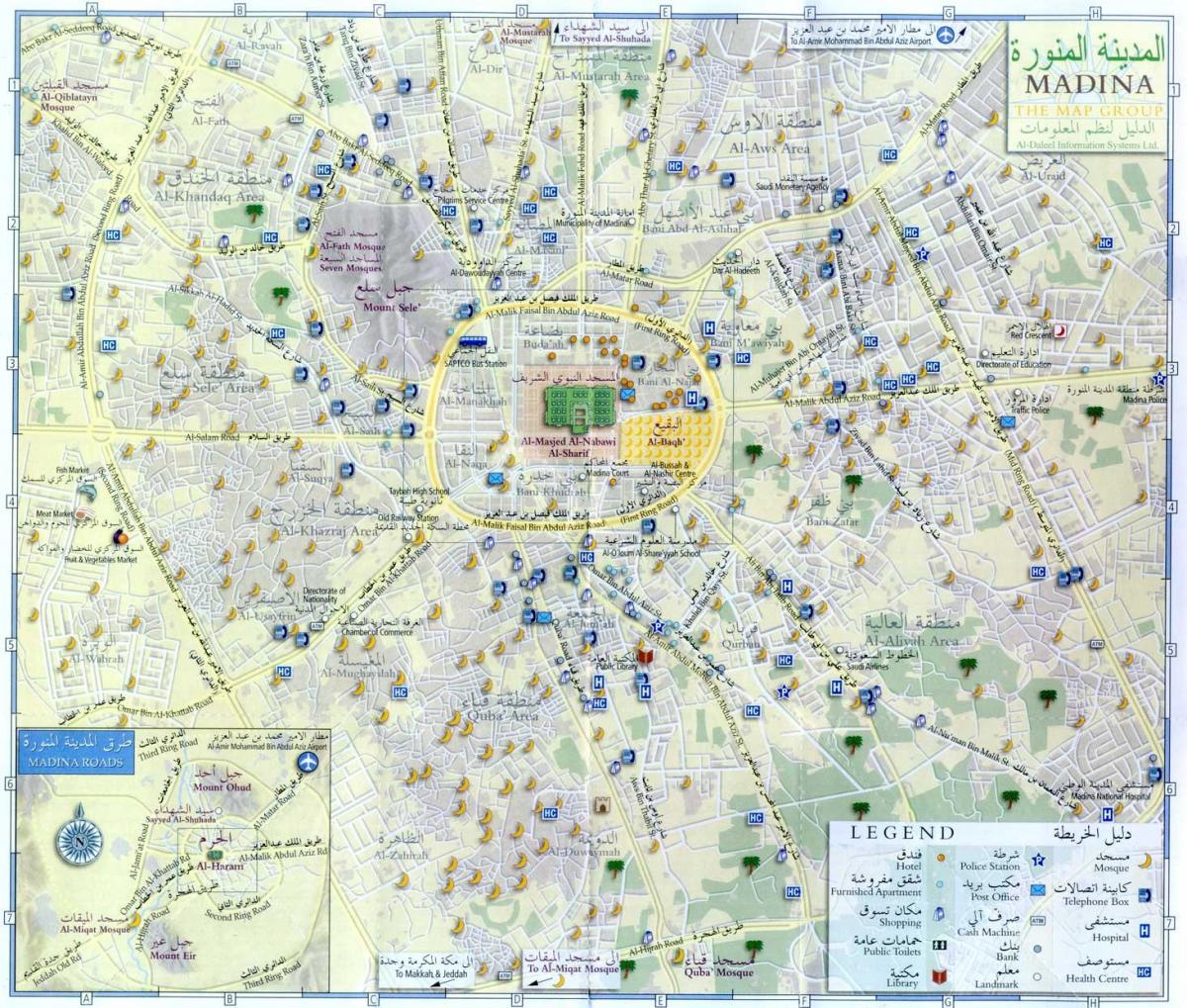 Карта достопримечательностей Мекки (Мекка)